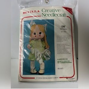 VTG Bucilla Creative Needlecraft “Jennie” 
Toy Doll Kit #1677 NEW
